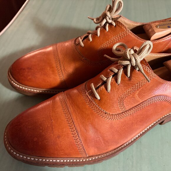 Mens Frye James Bal Lug Oxford 87943 Cap Toe Oxford Shoes Size 11.5 D - Picture 1 of 14